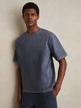 Reiss Nomo Oversized Garment Dyed Cotton T-Shirt