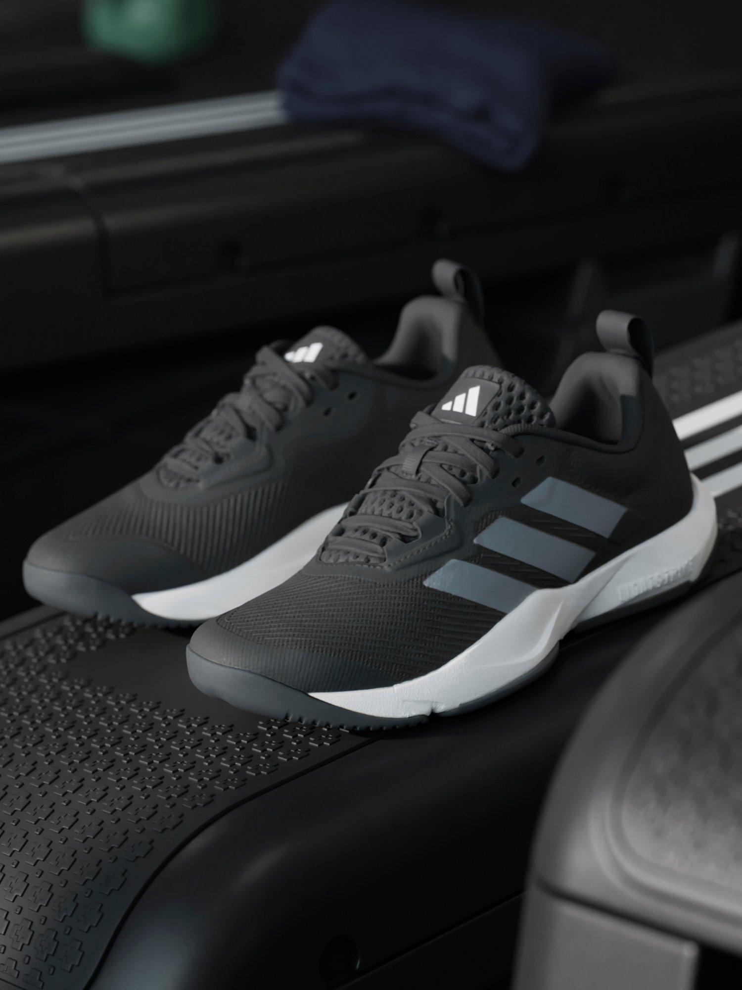 Product image 9 of 10, which shows adidas Women's Rapidmove 2W Training Shoes, Black/Grey, 4