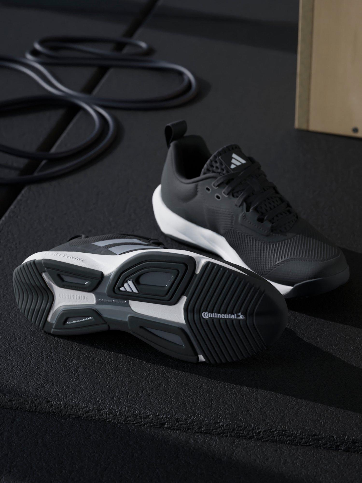 Product image 10 of 10, which shows adidas Women's Rapidmove 2W Training Shoes, Black/Grey, 4