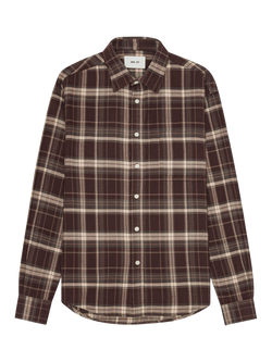 NN.07 Deon REgular Fit Flannel Shirt, Dusky Port, Dusky Port