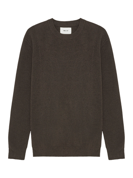 NN.07 Danny Crew Neck Sweater, Dusky Port, Dusky Port