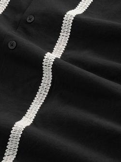 NN.07 Reed Relaxed Fit Cotton Poplin Overshirt, Black - view 2, Black