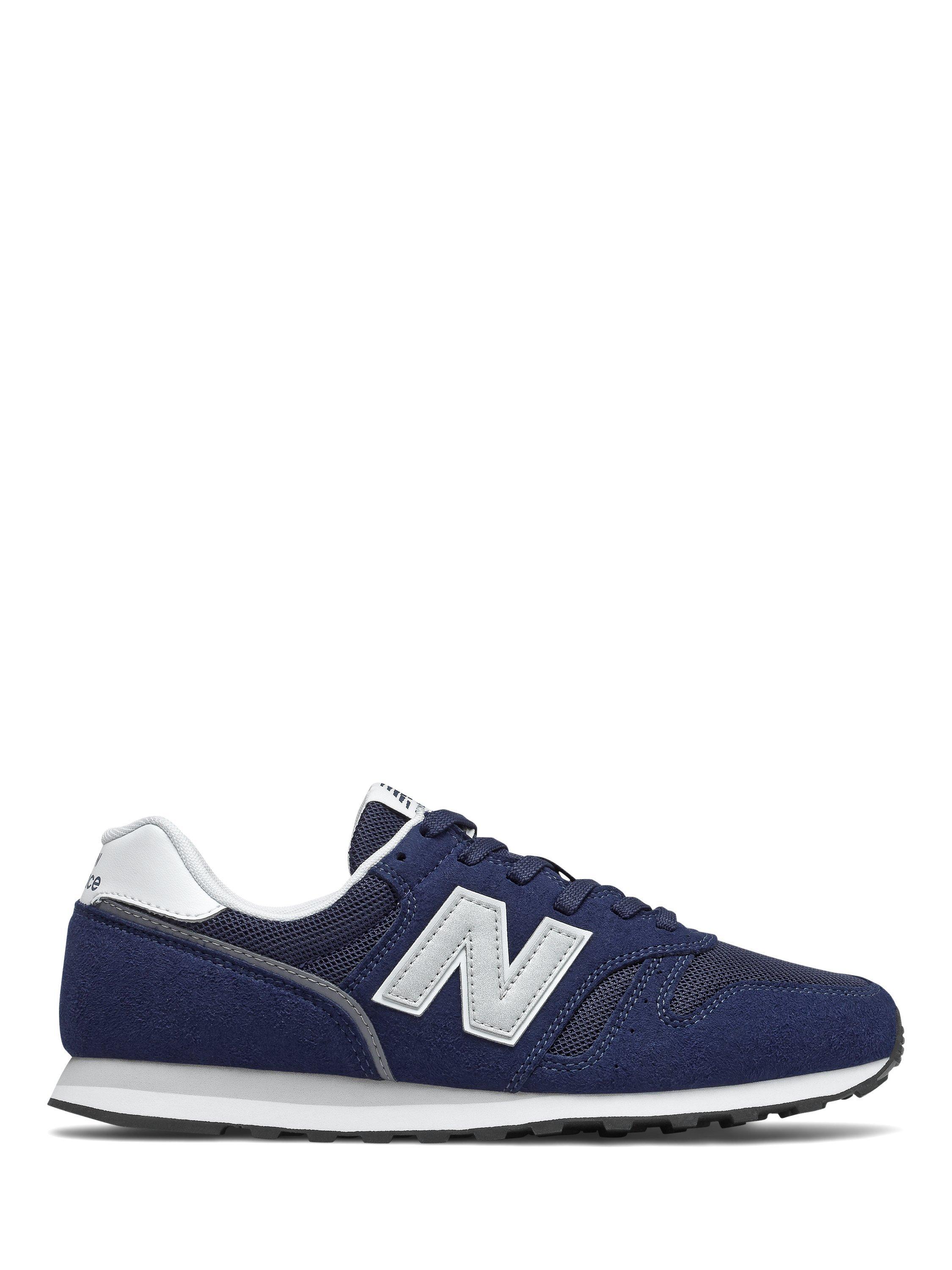 Product image 1 of 4, which shows New Balance 373v2 Lace Up Trainers, Navy, 9