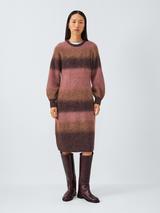 Pure Collection Knitted Jumper Midi Dress, Oatmeal