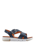 Jones Bootmaker Ilaria Casual Leather Sandals, Navy