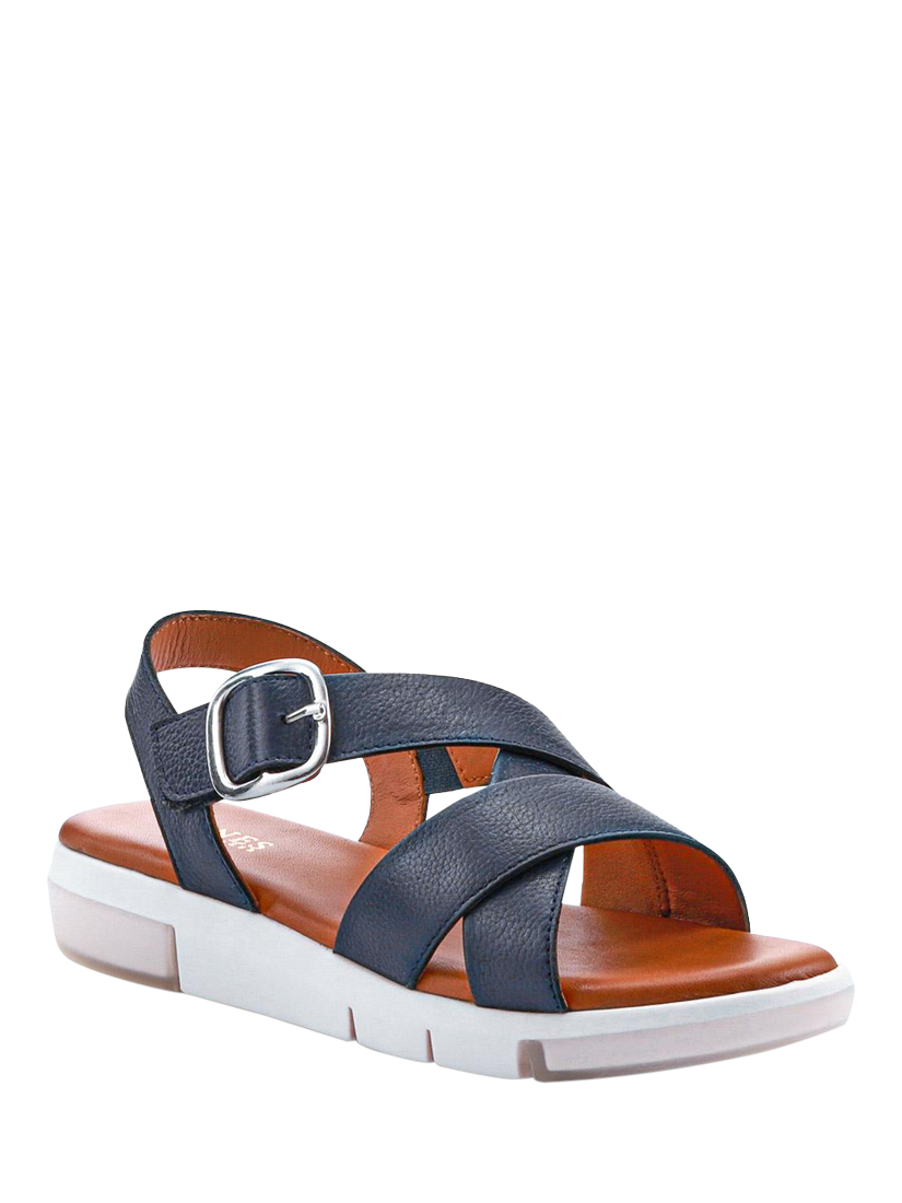 Product image 2 of 5, which shows Jones Bootmaker Ilaria Casual Leather Sandals, Navy, 3