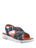 Jones Bootmaker Ilaria Casual Leather Sandals, Navy