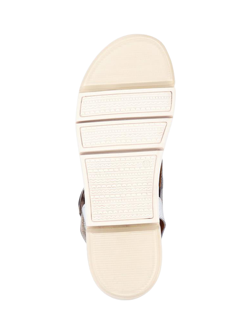 Product image 5 of 5, which shows Jones Bootmaker Ilaria Casual Leather Sandals, Silver, 3