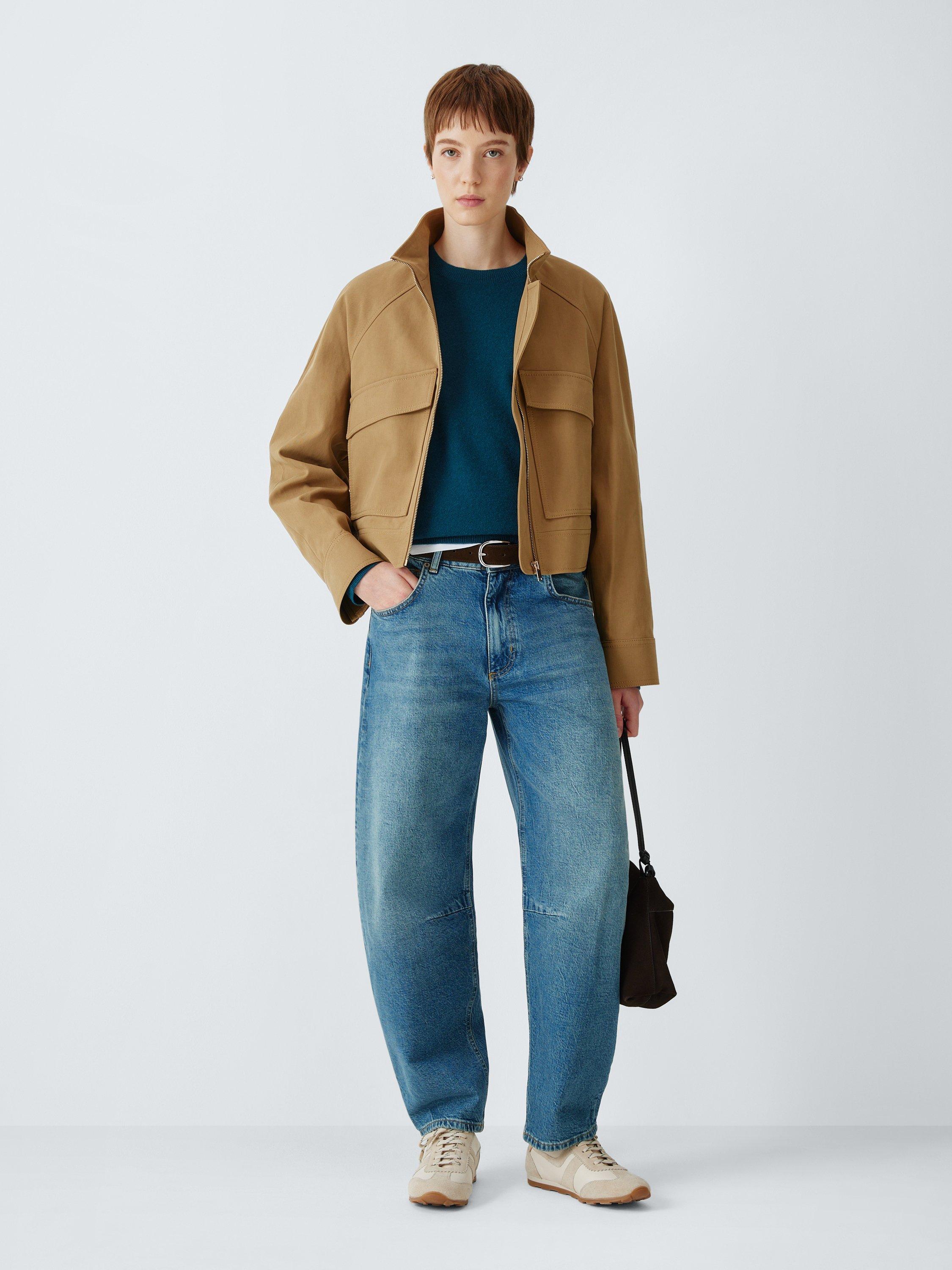 Product image 3 of 6, which shows John Lewis Cashmere Crew Neck Jumper, Teal, 8