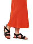 Jones Bootmaker Haliwide Wide Fit Leather Sandals