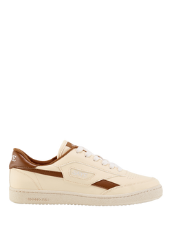 SAYE M89 Icon Trainers, Cream/Brown