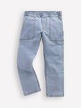 Mini Boden Kids' Denim Elasticated Pull-On Jeans, Light Wash