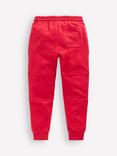 Mini Boden Kids' Cotton Warrior Knee Joggers, Pomegranate Red