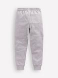 Mini Boden Kids' Cotton Warrior Knee Joggers, Grey Star Knee