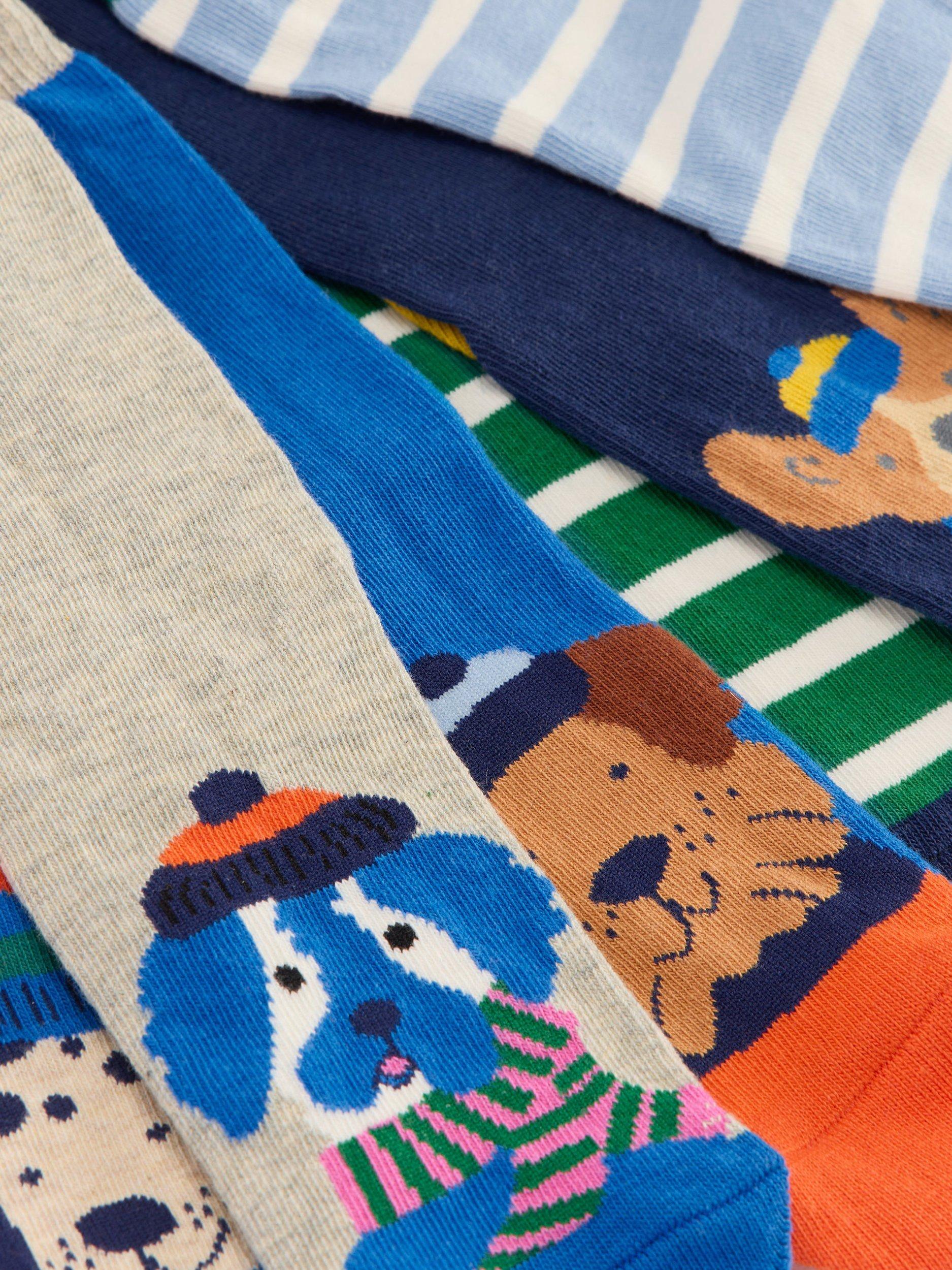 Product image 2 of 2, which shows Mini Boden Mixed Socks, Pack of 7, Multi, 9-12