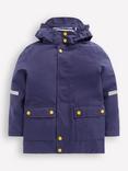 Mini Boden Kids' Waterproof Fisherman's Jacket, College Navy