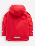 Mini Boden Kids' Borg Lined Hooded Anorak, Red