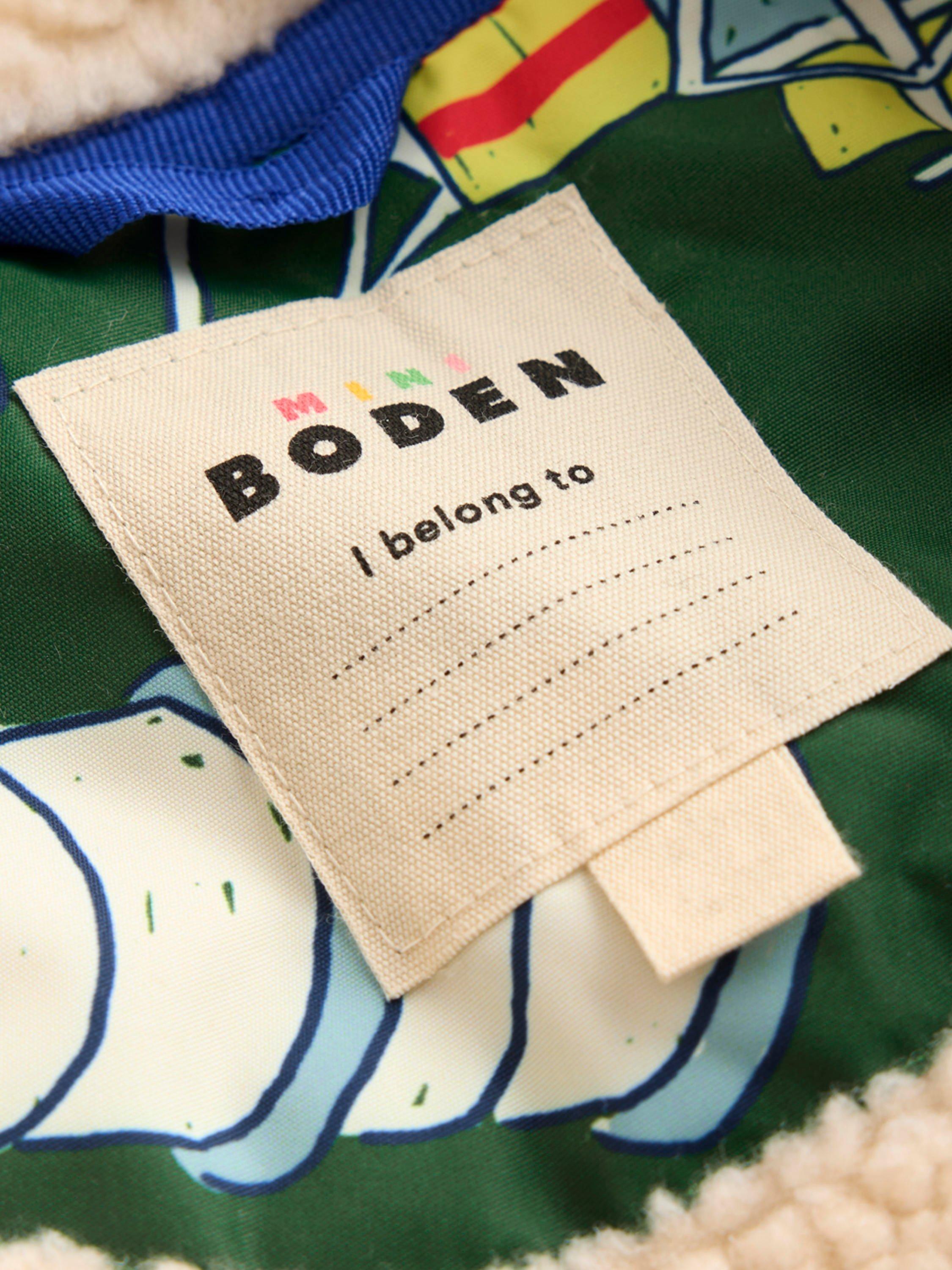 Product image 4 of 5, which shows Mini Baden Kids' Borg Lined Anorak, Eden Satellites, 5-6 years