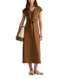 Benetton Tie Detail Jersey Midi Dress