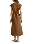 Benetton Tie Detail Jersey Midi Dress
