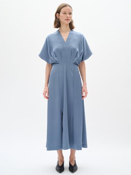 InWear SuzkyIW Midi Dress, Mid Blue