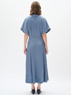InWear SuzkyIW Midi Dress - view 2, Mid Blue