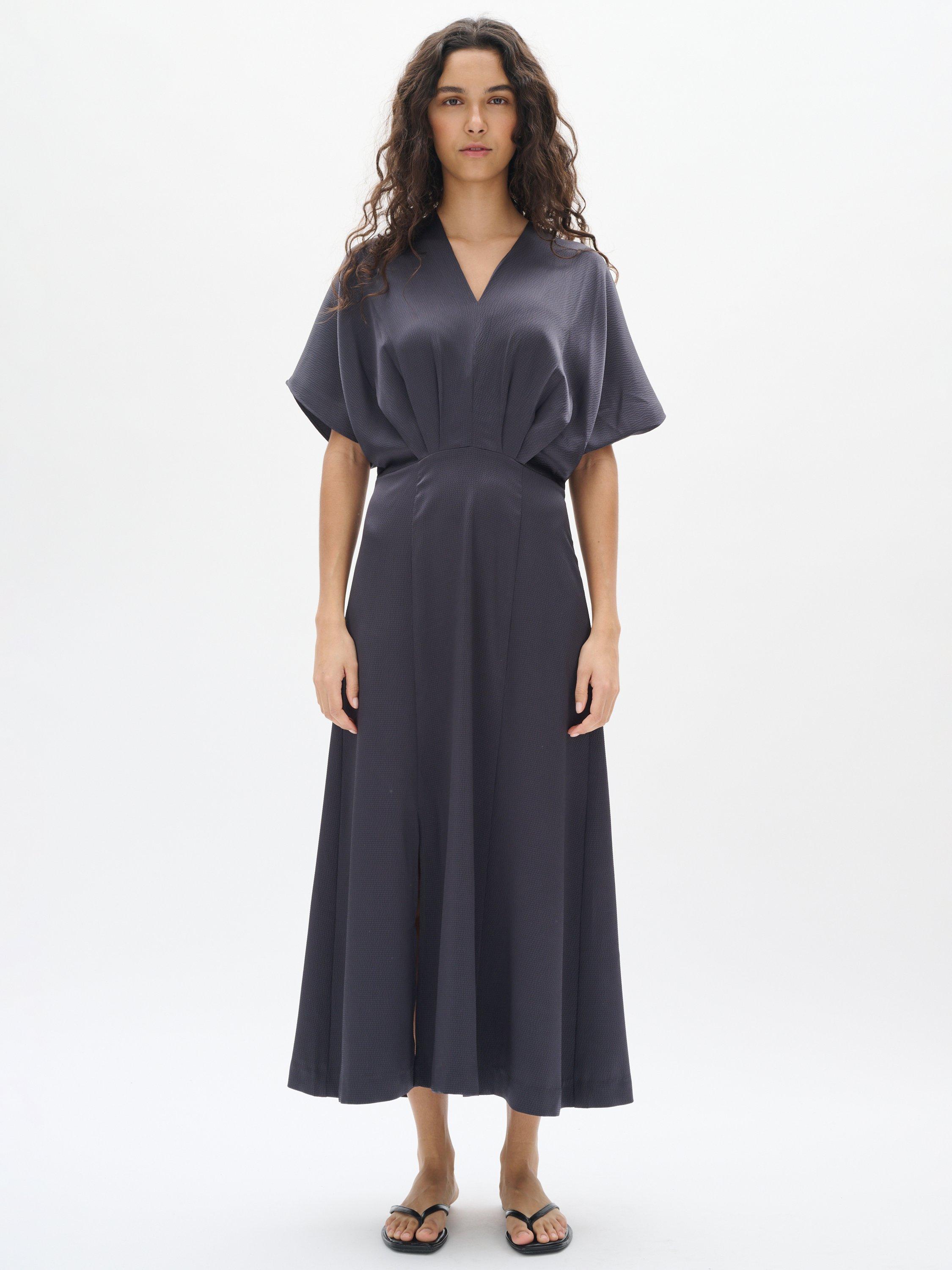 Product image 1 of 6, which shows InWear Suzky Midi Dress, Mid Grey, 10
