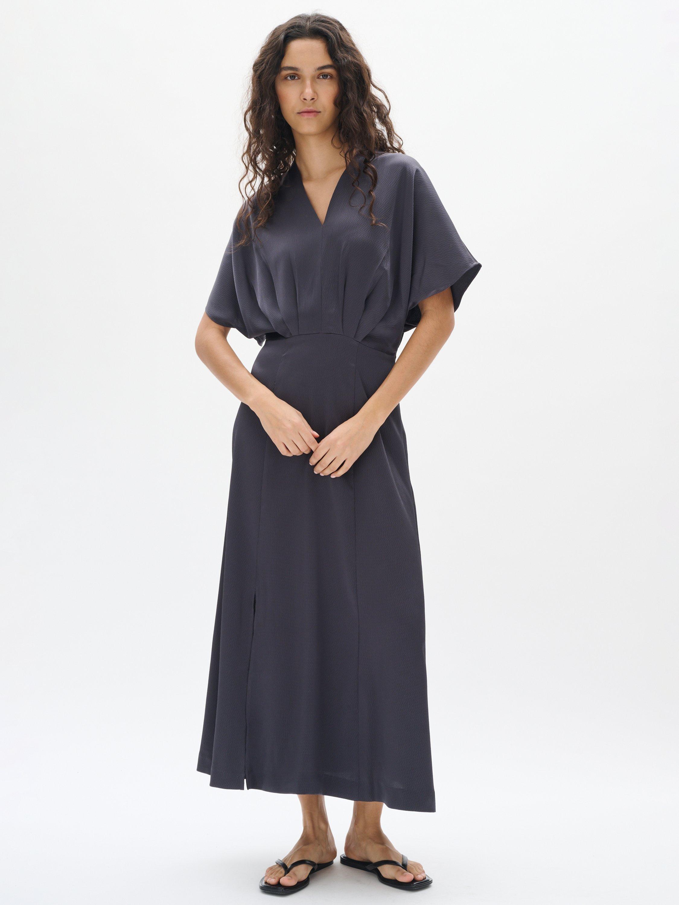 Product image 3 of 6, which shows InWear Suzky Midi Dress, Mid Grey, 10