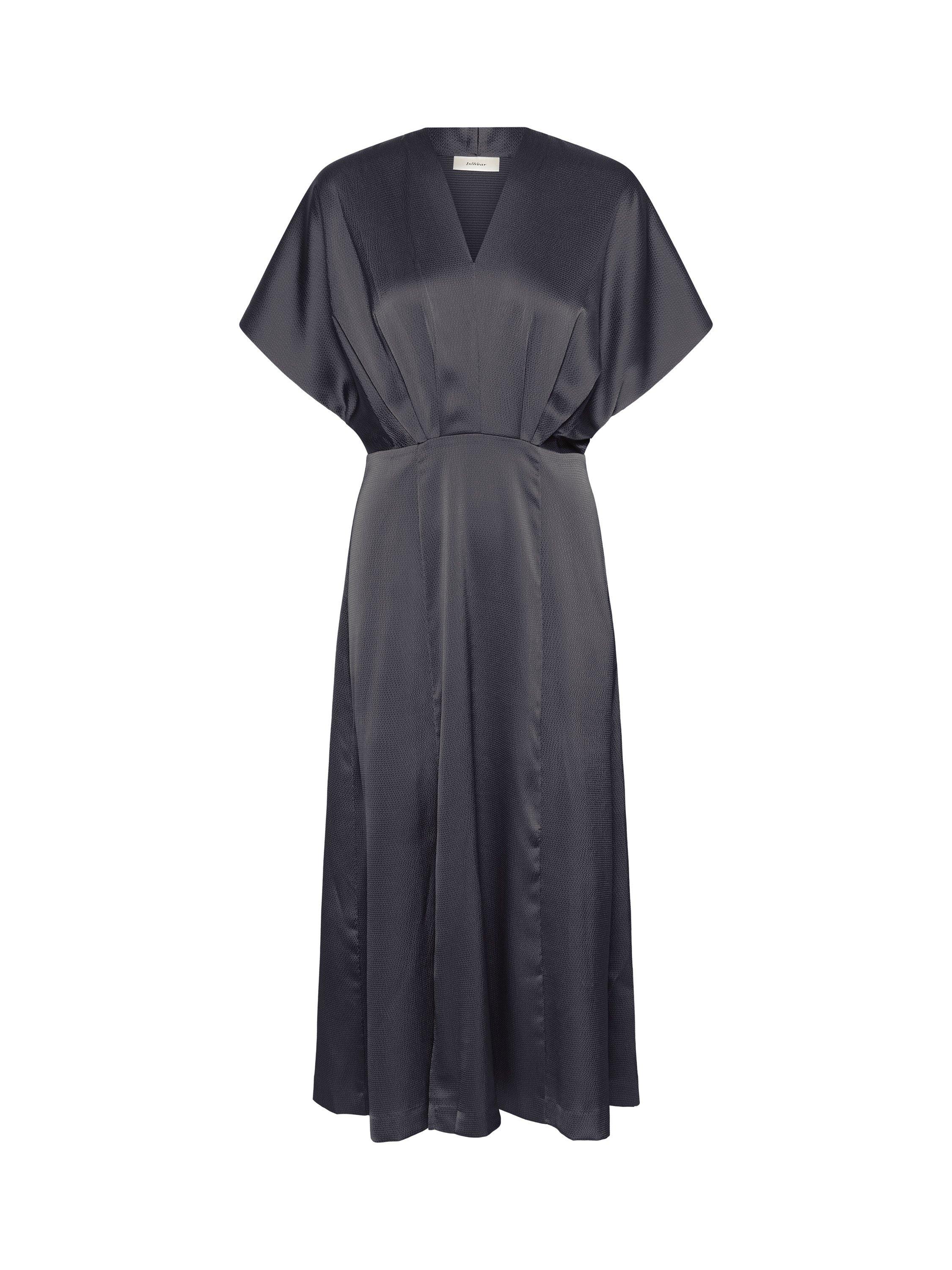 Product image 5 of 6, which shows InWear Suzky Midi Dress, Mid Grey, 10