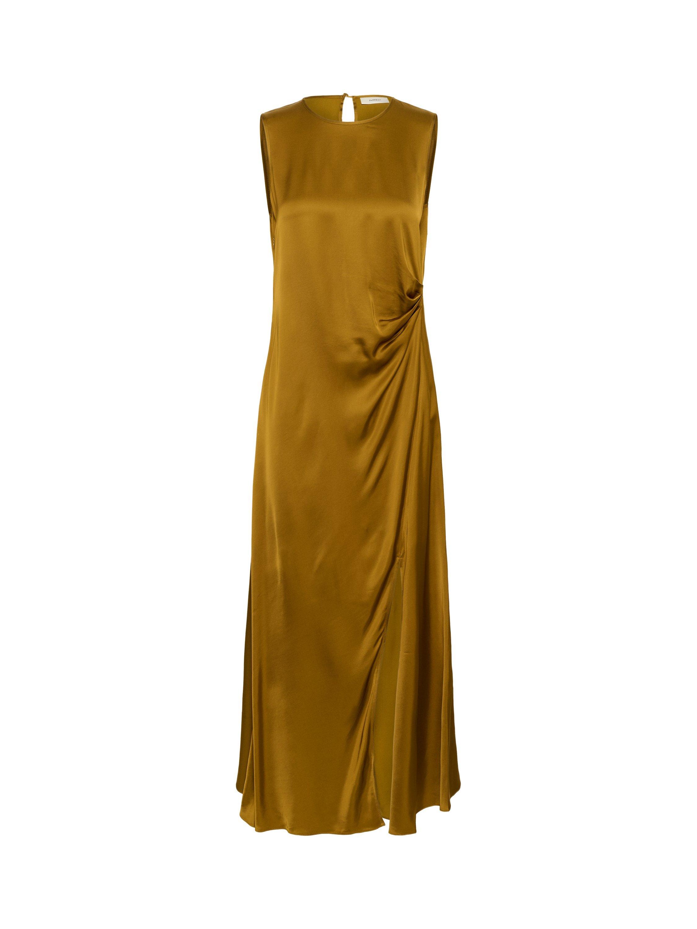 Product image 4 of 5, which shows InWear KaylaIW Round Neck Sleeveless Draped Maxi Dress, Mid Brown, 10