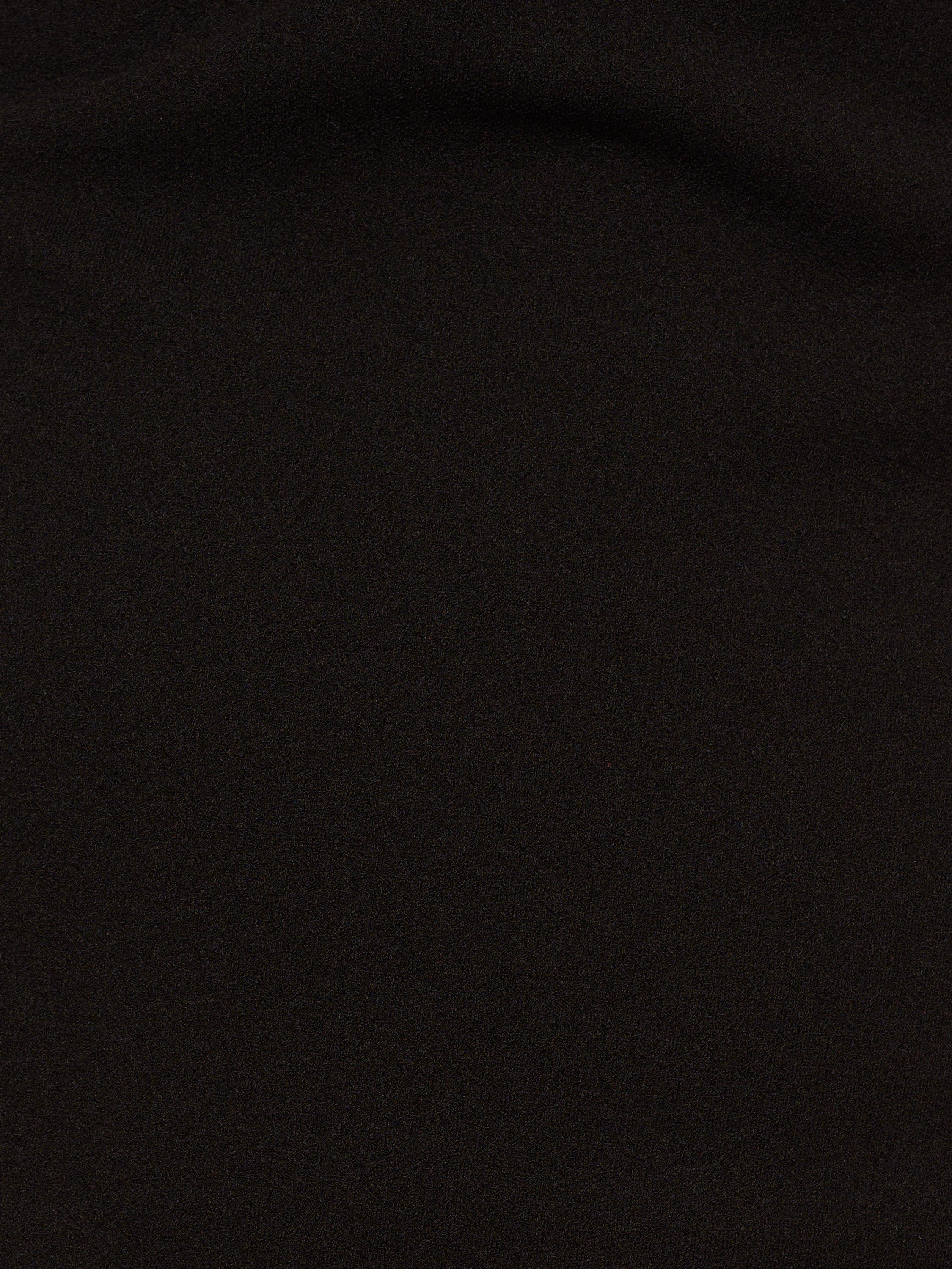 Product image 7 of 7, which shows Adrianna By Adrianna Papell Halterneck Crepe Knit Midi  Dress, Black, 6