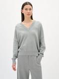 InWear Foster V-Neck Jumper, Mid Grey