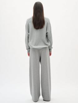 InWear Foster V-Neck Jumper, Mid Grey - view 2, Mid Grey