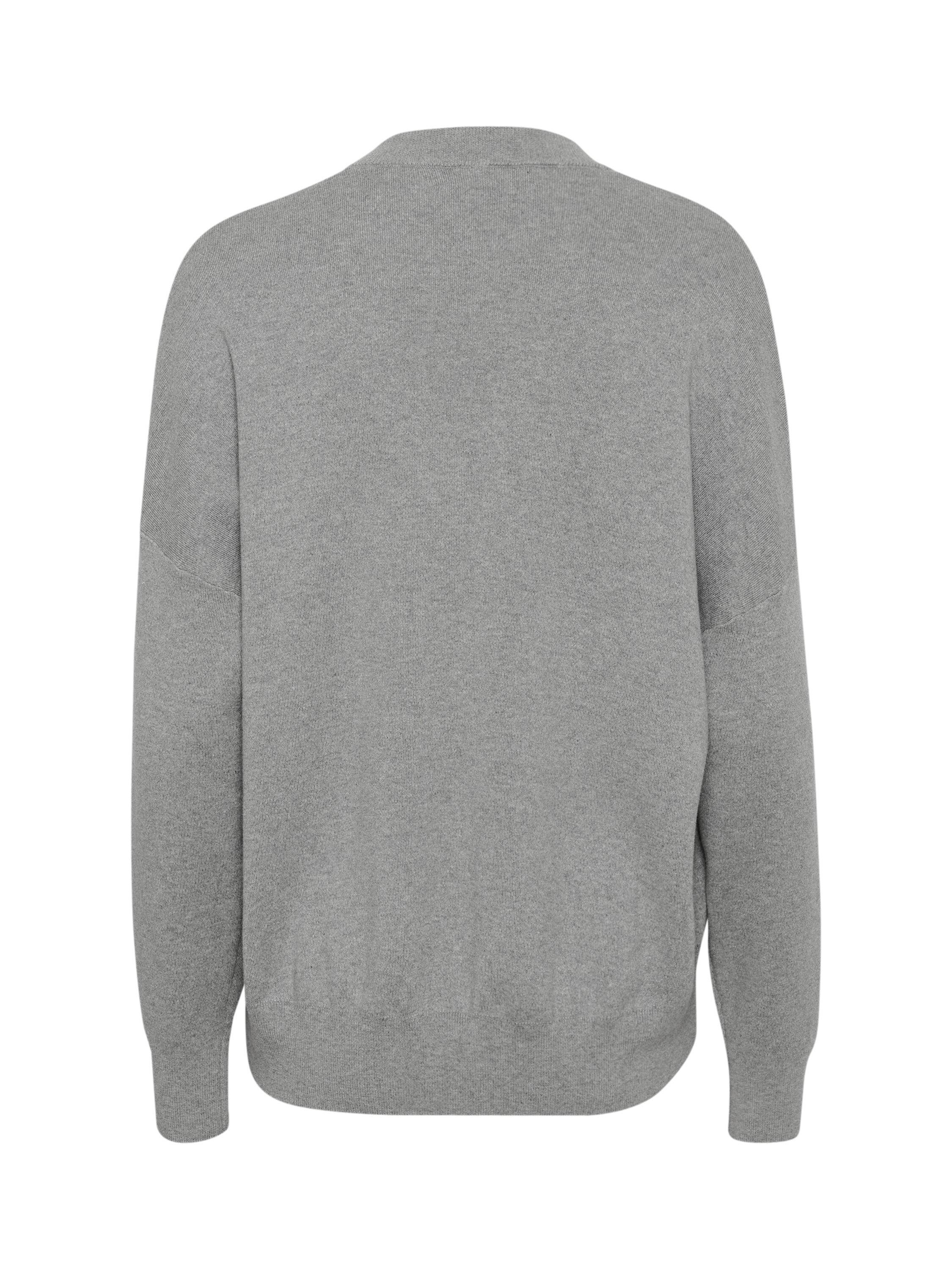 Product image 6 of 6, which shows InWear Foster V-Neck Jumper, Mid Grey, L