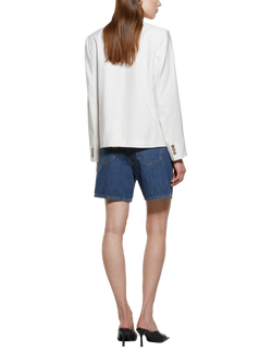 SISLEY Regular Fit Denim Shorts, Blue - view 2, Blue