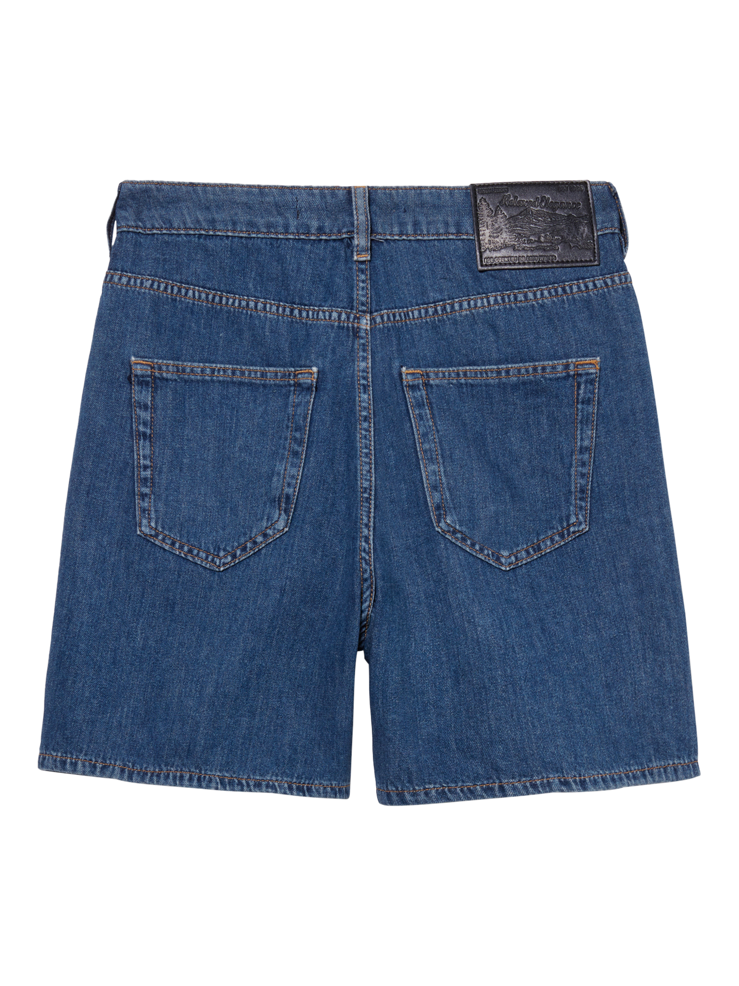 Product image 6 of 6, which shows SISLEY Regular Fit Denim Shorts, Blue, 27R
