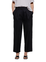 Black Cropped Trousers