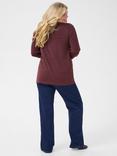 KAFFE Curve KCfarsia Cardigan, Mid Purple