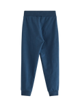 Lindex Kids' Brushed Cotton Construction Joggers, Dark Blue