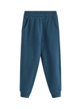 Lindex Kids' Brushed Cotton Joggers, Dark Blue