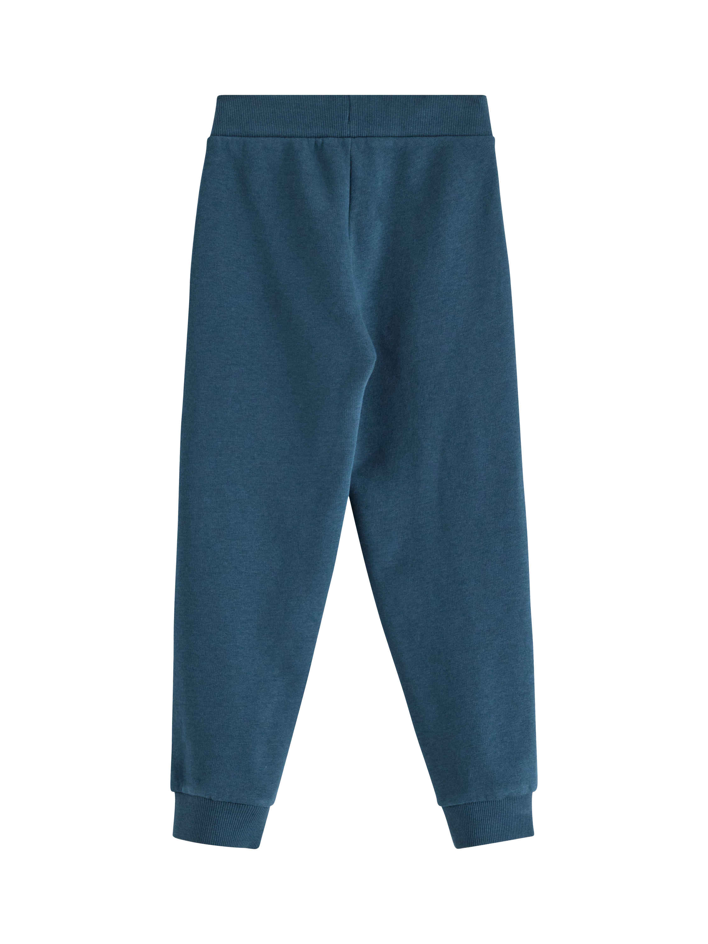 Product image 2 of 3, which shows Lindex Kids' Brushed Cotton Joggers, Dark Blue, 6-7 years