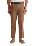 Benetton Straight Fit Cotton Blend Trousers