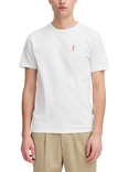 Casual Friday Carson Cotton Regular Fit Short Sleeve Logo T-Shirt, White