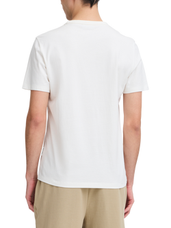 Casual Friday Carson Cotton Regular Fit Short Sleeve Logo T-Shirt, White - view 2, White