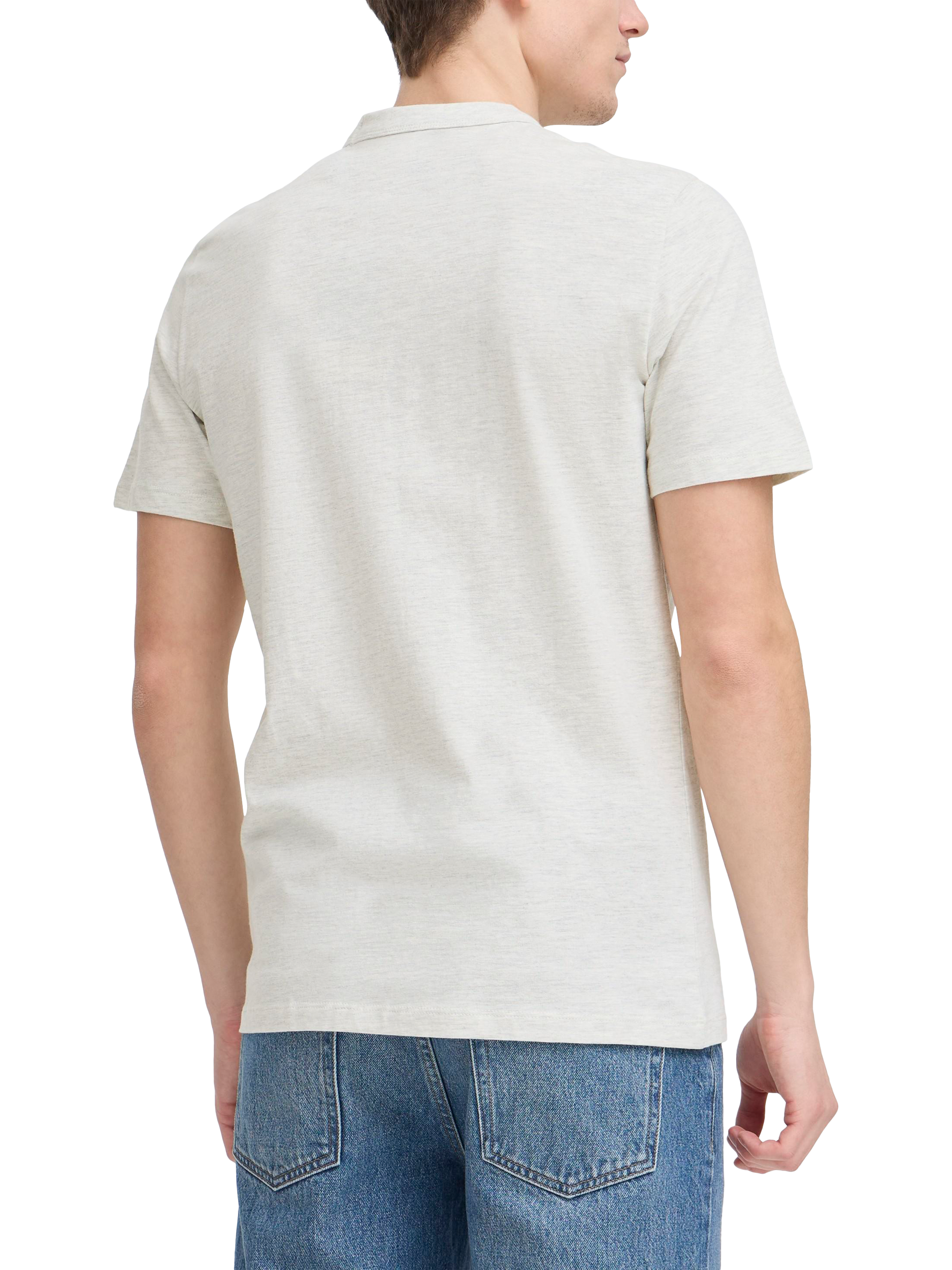 Product image 2 of 6, which shows Casual Friday Jasper Cotton Regular Fit Short Sleeve T-Shirt, White, S
