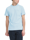 Casual Friday Jasper Cotton Regular Fit Short Sleeve T-Shirt, Mid Blue, Mid Blue