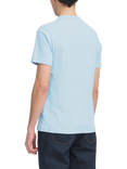 Casual Friday Jasper Cotton Regular Fit Short Sleeve T-Shirt, Mid Blue, Mid Blue