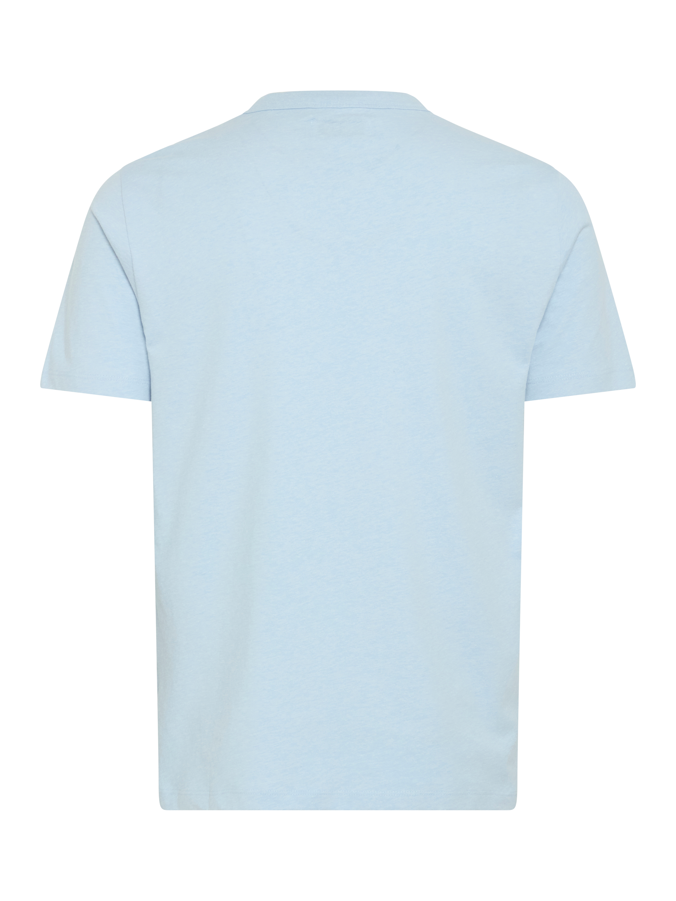 Product image 6 of 7, which shows Casual Friday Jasper Cotton Regular Fit Short Sleeve T-Shirt, Mid Blue, S