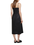 SISLEY Crisscross Poplin Midi Dress