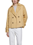 SISLEY Double Breasted Trench Jacket, Mustard
